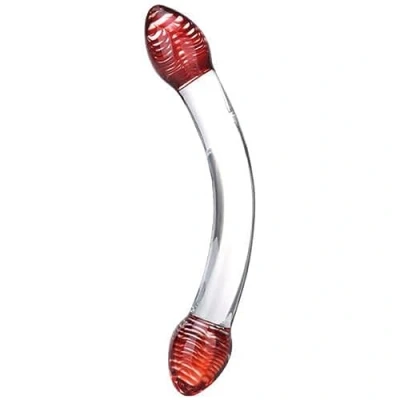 Afbeelding van Toys voor vrouwen Gläs Red Head Double Glazen Dildo