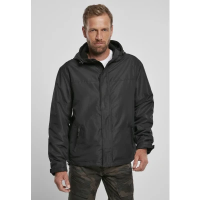 Afbeelding van Brandit Frontzip Windbreaker heren Jas, Zwart, 5XL