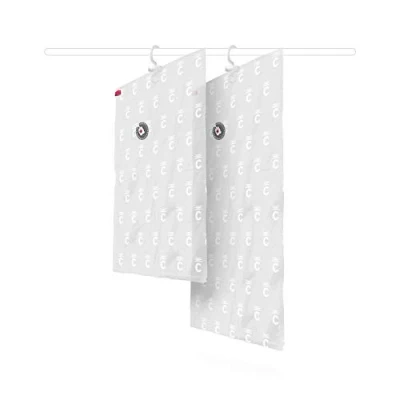 Image de compactor lot de 2 housses a suspendre espace plus tailles l et m transparent