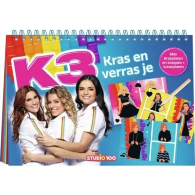 Afbeelding van K3 Krasdesignboek