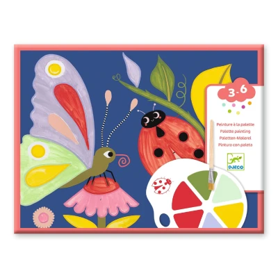 Afbeelding van Djeco knutselset schilderspalet creepy crawlies
