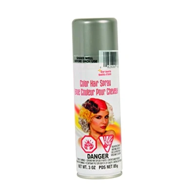 Afbeelding van Rubies Haar verf/spray zilver spuitbus 125 ml Carnaval
