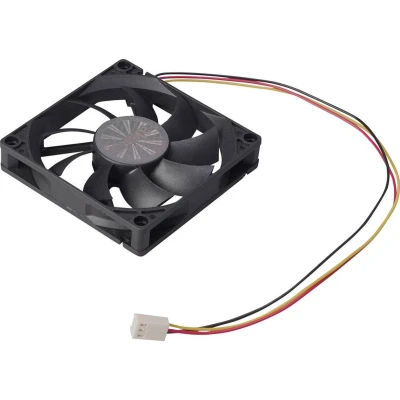 Afbeelding van Akasa AK FN071 PC ventilator Zwart (b x h d) 80 15 mm