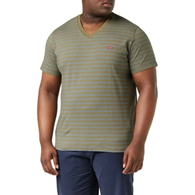 Image de Levi&#039;s Original Housemark V Neck T Shirt Homme