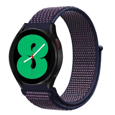 Afbeelding van Garmin Forerunner 255 Sport Loop nylon bandje Navy / donkerpaars gemêleerd