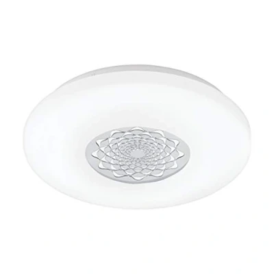 Afbeelding van EGLO Capasso 1 Wand/Plafondlamp Lichts Wit, Chroom