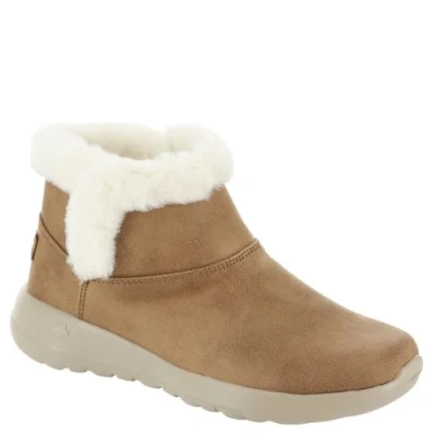 Afbeelding van Skechers On the GO Joy Endeavor Dames Gevoerde Winterlaarzen Boots Bruin 144013 CSNT Maat EU 41 UK 8