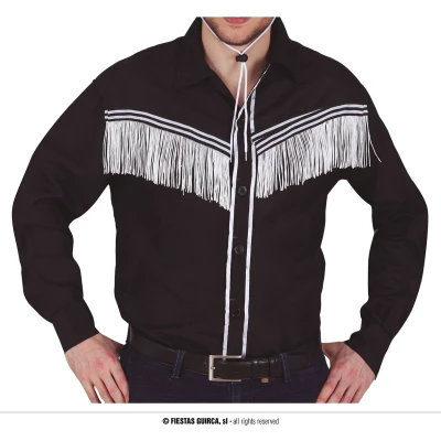 Afbeelding van Guirca Cowboy &amp; Cowgirl Kostuum Sunny Lasso Man Zwart Maat 52 54 Carnavalskleding Verkleedkleding
