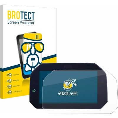 Afbeelding van BROTECT Screenprotector voor BMW S 1000 RR 2019 Connectivity TFT 6.5&quot; Folie Beschermfolie Beschermglas transparant