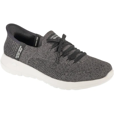 Afbeelding van Skechers Slip Ins: Go Walk Joy Abby, Vrouwen, Zwart, Sneakers, maat: 38