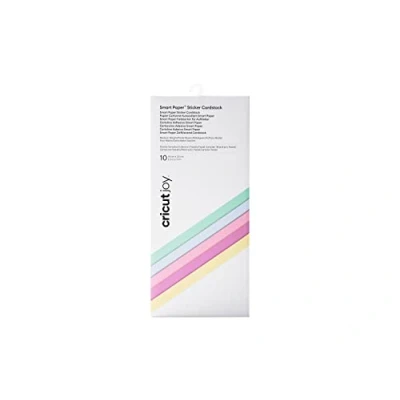 Afbeelding van Cricut Joy Smart Sticker Cardstock 14 cm x 33 Pastel 10 Pack
