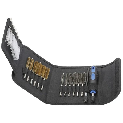 Afbeelding van SONIC 820017 Staalborstel 9, 11, 13, 17, 19, 15 Staal, Messing, Nylon