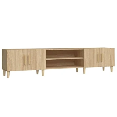 Image de vidaXL Meubles TV chêne sonoma 180x31,5x40 cm bois d&#039;ingénierie816259