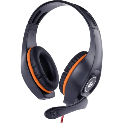 Afbeelding van Gaming headset Gembird 2 meter (Bedraad, Jack 3.5 mm, Microfoon, Oranje/Zwart)
