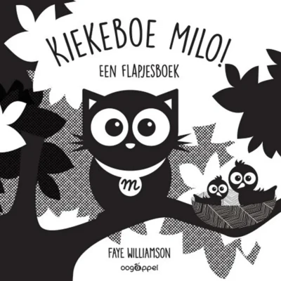 Afbeelding van Uitgeverij oogappel flapjesboek kiekeboe milo!