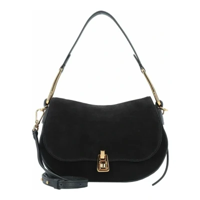 Afbeelding van Coccinelle Magie Suede E1PQS580101001 Dames Handtas Zwart
