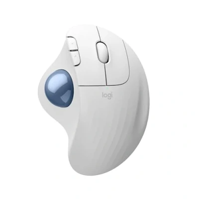 Image de Logitech Souris Ergonomique Sans Fil Ergo M575s Trackball Blanc (910 007030)