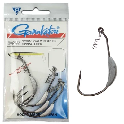 Afbeelding van Gamakatsu Worm EWG Weighted Spring Lock Maat : size 3/0 1.80gr
