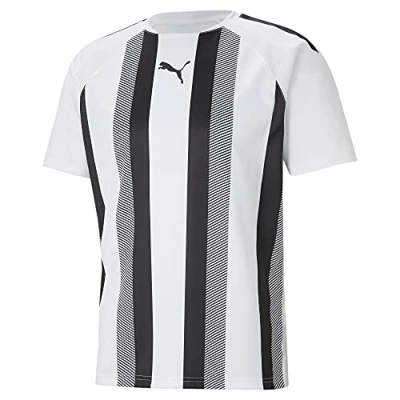 Afbeelding van Puma Teamliga Shirt Korte Mouw Heren Wit / Zwart Maat: S