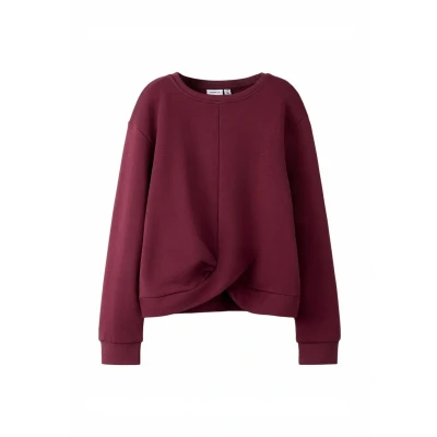 Afbeelding van NAME IT NKFORLIA LS SHORT NREG SWEAT BRU Meisjes Sweaters
