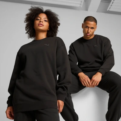 Afbeelding van Essentials Elevated uniseks top met ronde hals, Zwart, Maat XXL PUMA
