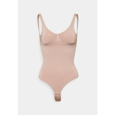 Afbeelding van MAGIC Bodyfashion dames Low Back corrigerende body in de kleur Lichtbruin, maat: L