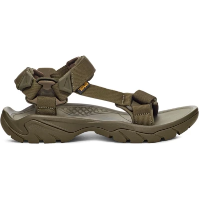 Afbeelding van Teva Terra FI 5 Universal Outdoorsandalen, Heren, Maat: 48.5, Olive Textiel