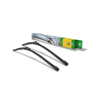 Afbeelding van Ruitenwisser Hella Easy Set Oe 9XW 358 164 021 Voor Flat blade wisserblad SKODA: Fabia 2, Roomster, VOLKSWAGEN: Beetle Hatchback, Convertible