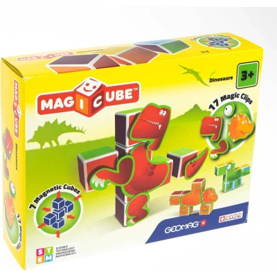 Afbeelding van Geomag MagiCube Dinosaurs 24 delig