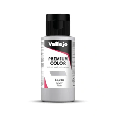 Afbeelding van Premium Vallejo verf, 60 ml, keuze uit verschillende kleuren zilver