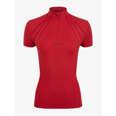 Image de LeMieux Baselayer Mia Mesh Manches Courtes Chilli