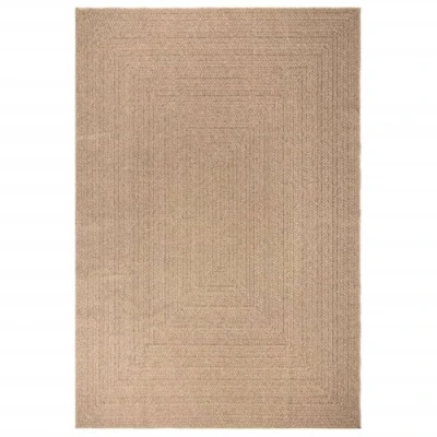 Afbeelding van Vloerkleed 200x290 cm voor binnen en buiten jute look