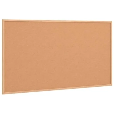 Afbeelding van vidaXL Kurkbord met massief grenenhouten frame 100x55 cm