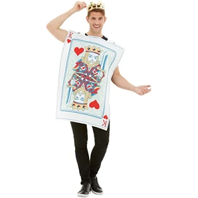Afbeelding van FUNIDELIA King of Hearts kostuum Maat: One Size