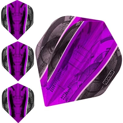Afbeelding van ABC Darts Dart Flights Pentathlon Science Paars 10 sets (30 stuks)