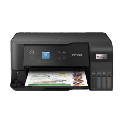 Image de Epson EcoTank ET 2840 Imprimante multifonctions couleur jet d&#039;encre ITS A4 (support) jusqu&#039;à 15 ppm (impression) 100 feuilles USB Wi Fi noir