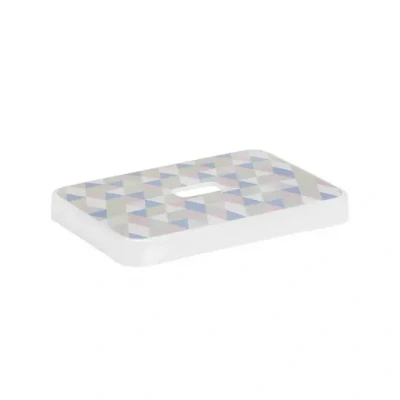 Afbeelding van Sunware Sigma home deksel triangel opbergbox 9L, 13L, 18L en 25L 34,2 x 24,2 3,4 cm