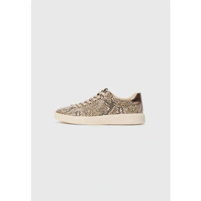 Afbeelding van Tamaris Mocassins, Dames, Maat: 36, Beige snake Hoogwaardig imitatieleer