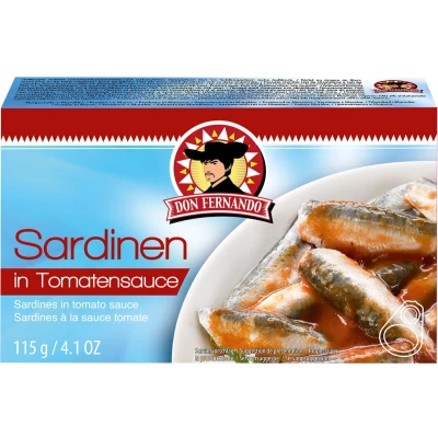 Afbeelding van Sardines in tomatensaus 115g blik