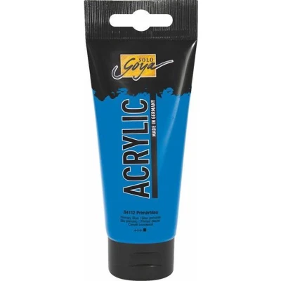 Afbeelding van Solo Goya Primairblauwe Acrylverf 100ml tube Hoge kwaliteit A merk