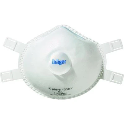 Afbeelding van Dräger X plore 1330 V FFP3 3951217 Halfgelaatsmasker wegwerp 5 stuk(s) EN 149:2001, 149:2009 DIN