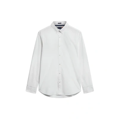 Afbeelding van Superdry Essentials Tailored LITE Overhemd, Heren, Maat: XXL, Optic