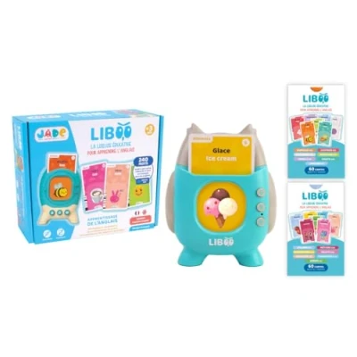 Image de Liseuse Liboo JADE Français Anglais 240 Mots Jeu Educatif Piles Incluses Vocabulaire Apprentissage Design
