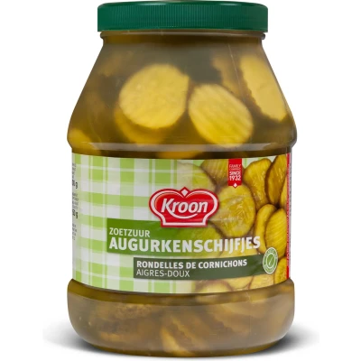 Afbeelding van Kroon Augurkenschijfjes 2400ml