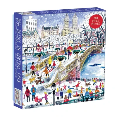 Afbeelding van Michael Storrings Bow Bridge in Central Park 500pc Puzzle