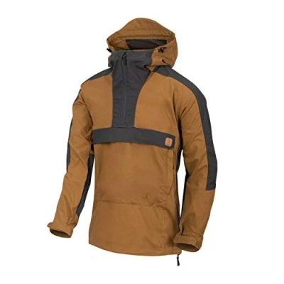 Afbeelding van Helikon Tex Heren Woodsman Anorak Jasje Zwart, Coyote / Ash Grey, 3XL