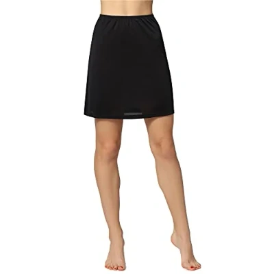 Afbeelding van Bellivalini BLV ME 897 Dames Onderrok kort elastisch licht Viscose Zwart XL