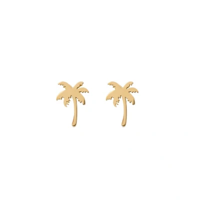 Afbeelding van Ear studs palm tree iXXXi Oorbellen Gold