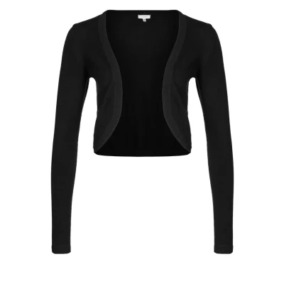 Afbeelding van Kaffe Astrid Bolero Vest, Dames, Maat: XXL, Black deep