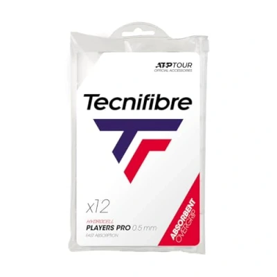 Afbeelding van Tecnifibre Players Pro (12 stuks) wit 0.5 mm overgrips